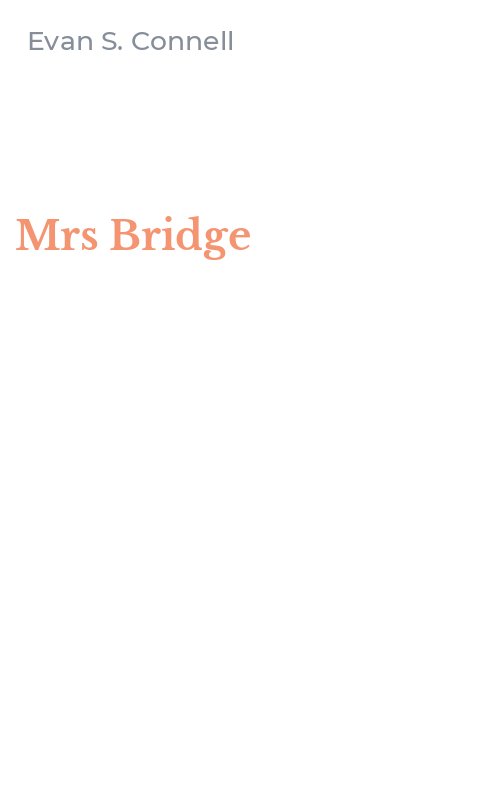 Mrs Bridge