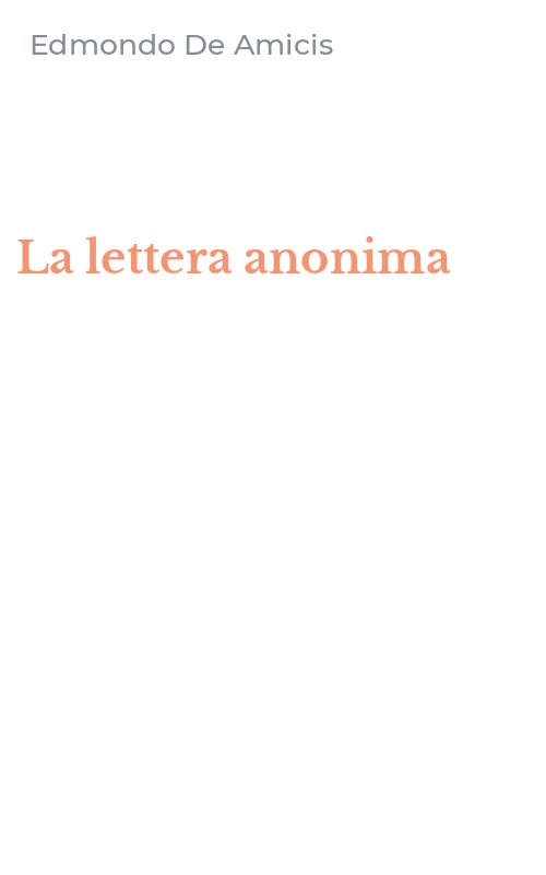 La lettera anonima