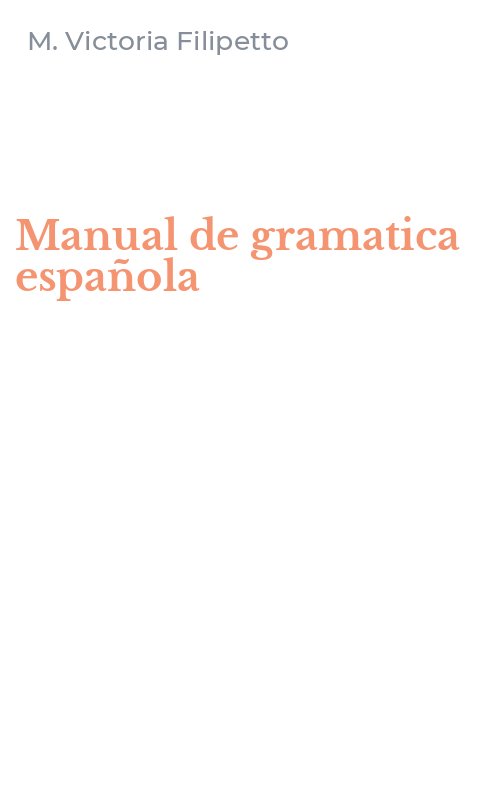 Manual de gramatica española