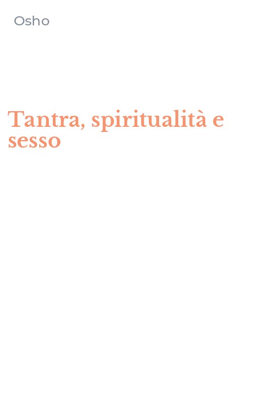 Tantra, spiritualità e sesso