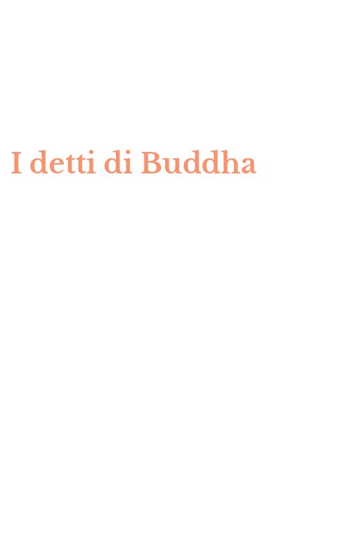 I detti di Buddha