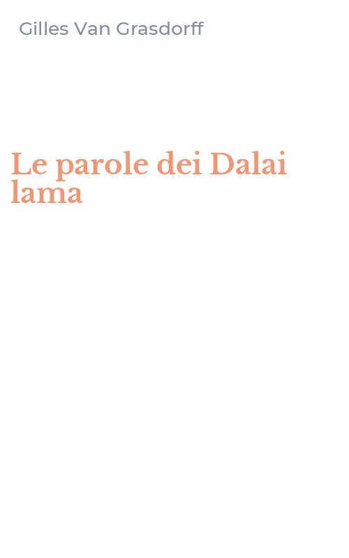 Le parole dei Dalai lama