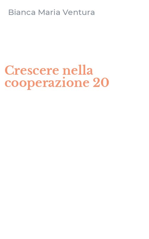 Crescere nella cooperazione 20