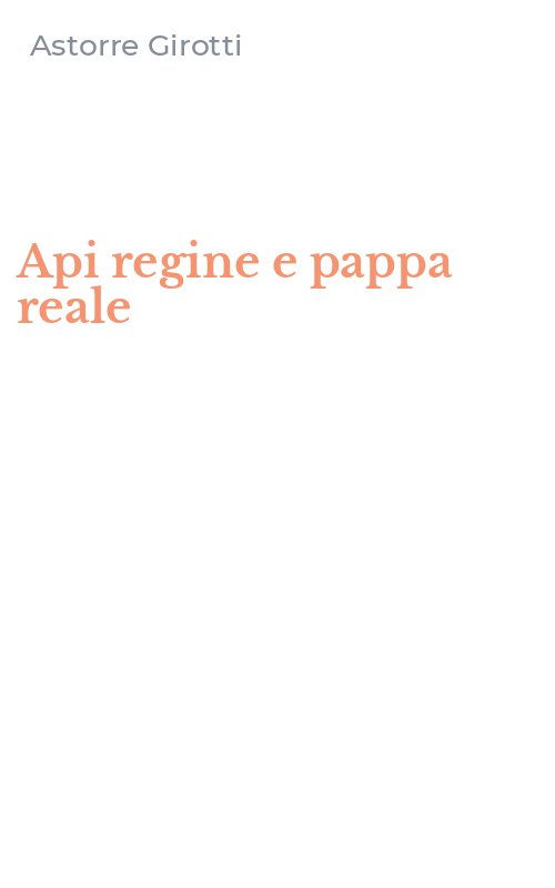 Api regine e pappa reale