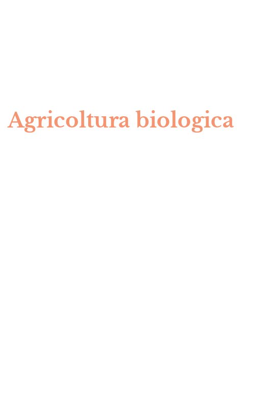 Agricoltura biologica
