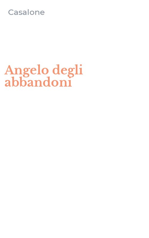 Angelo degli abbandoni