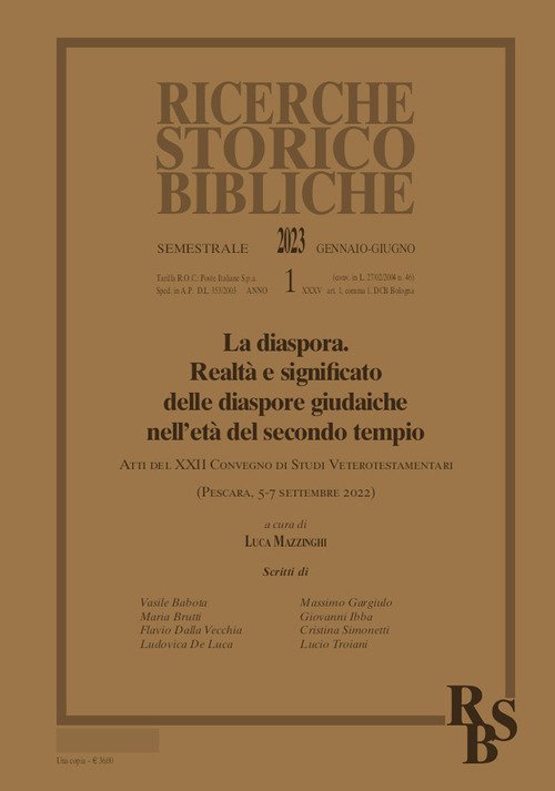 Ricerche storico-bibliche