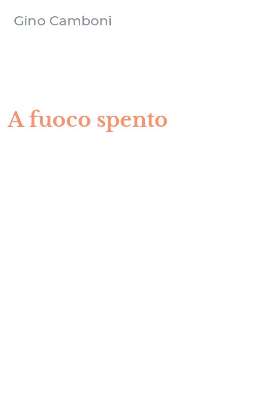 A fuoco spento