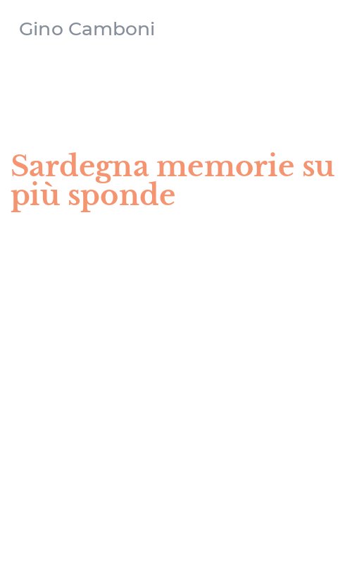 Sardegna memorie su più sponde