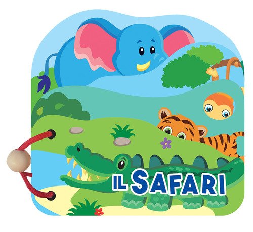Il safari. Libri in legno sagomati