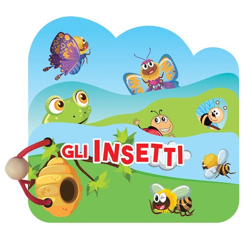 Insetti. Libri in legno sagomati