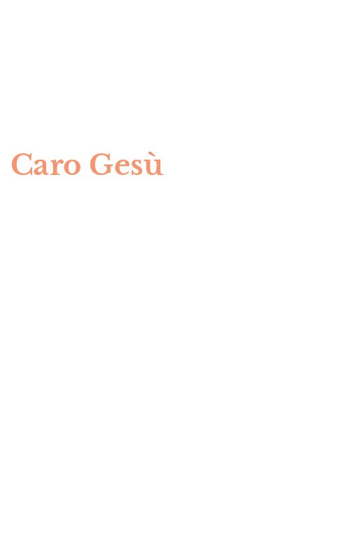 Caro Gesù