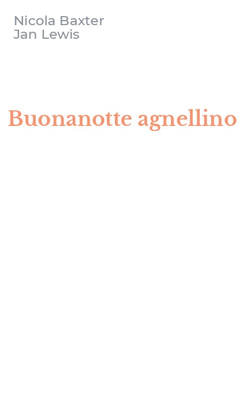Buonanotte agnellino