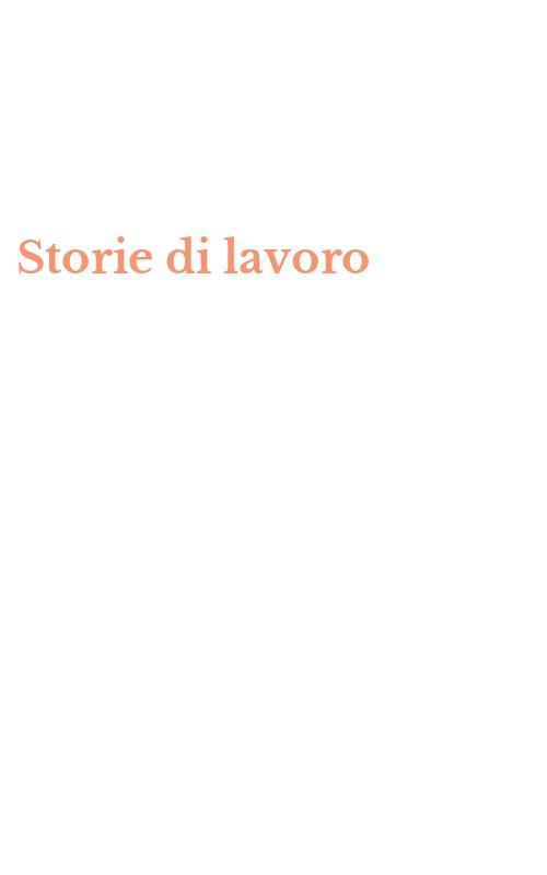 Storie di lavoro
