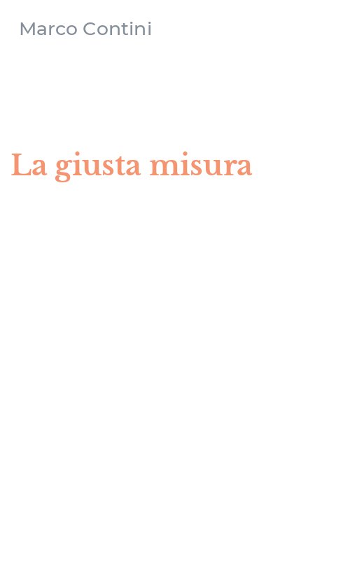 La giusta misura