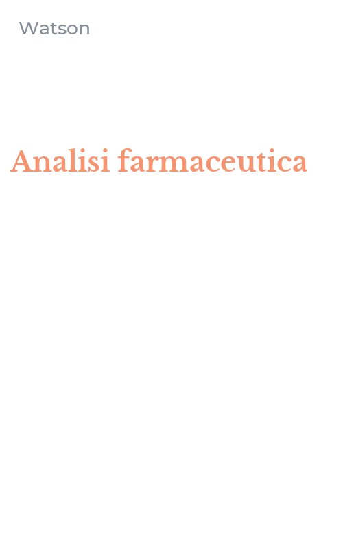 Analisi farmaceutica