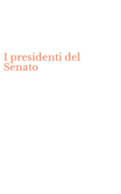 I presidenti del Senato