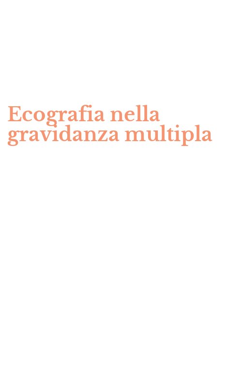 Ecografia nella gravidanza multipla
