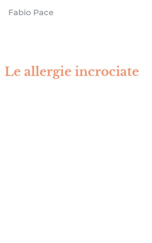 Le allergie incrociate