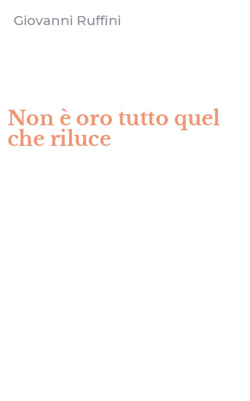 Non è oro tutto quel che riluce