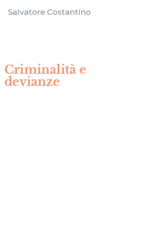 Criminalità e devianze