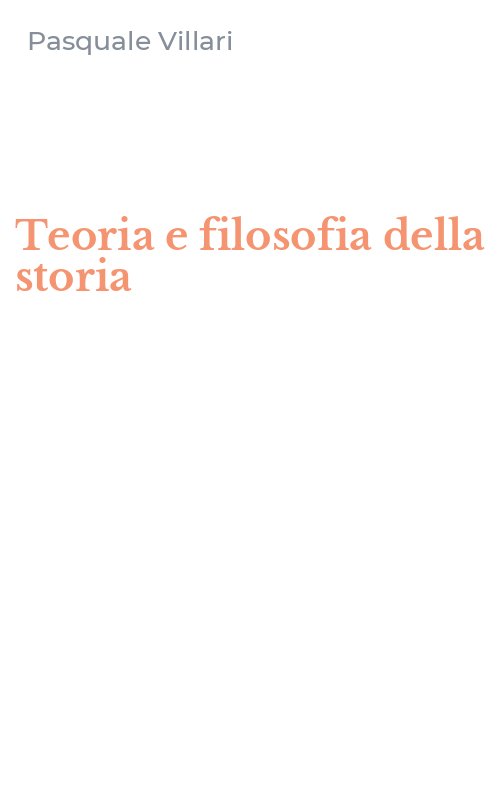 Teoria e filosofia della storia