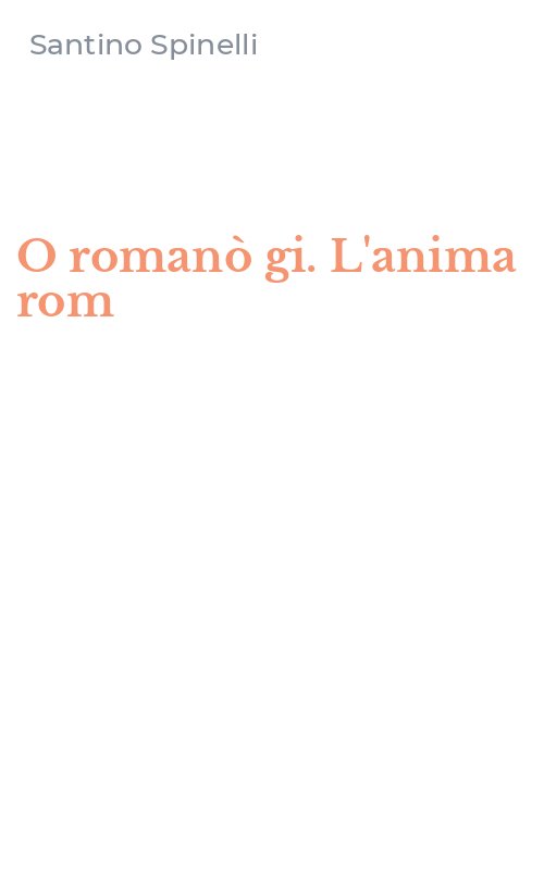 O romanò gi. L'anima rom