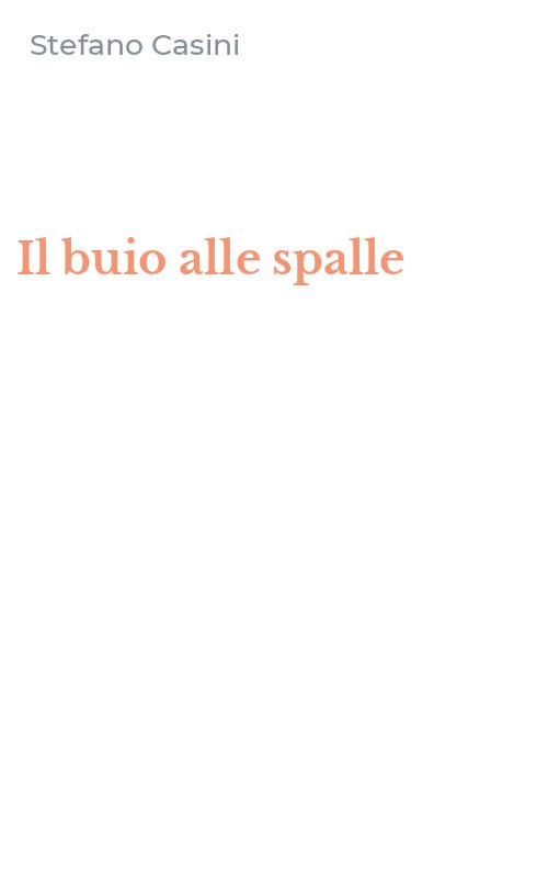 Il buio alle spalle