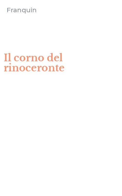 Il corno del rinoceronte
