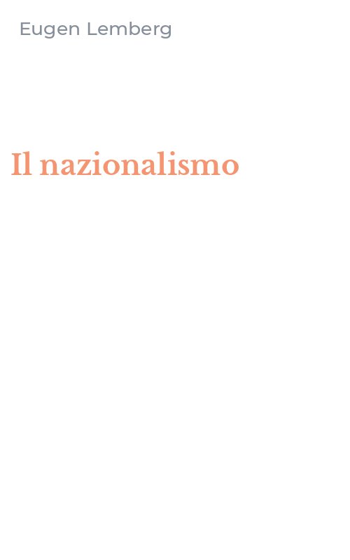 Il nazionalismo