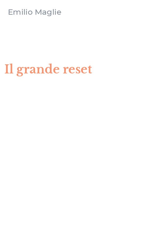 Il grande reset