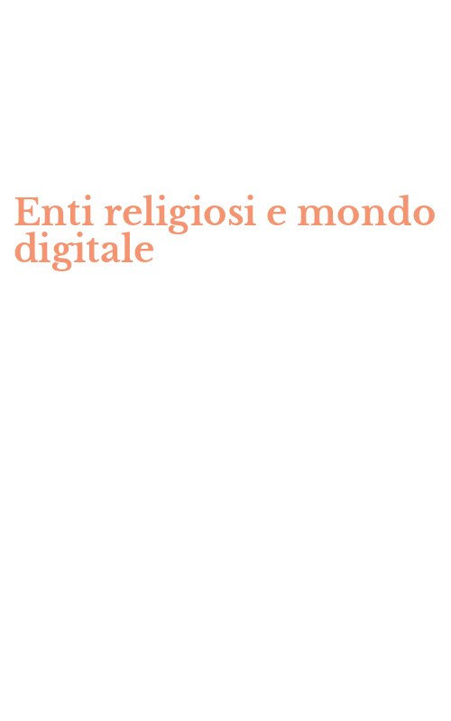 Enti religiosi e mondo digitale