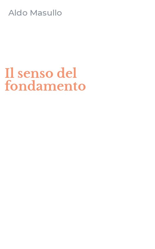 Il senso del fondamento