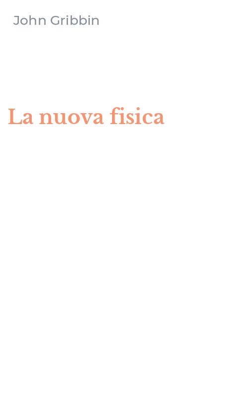 La nuova fisica