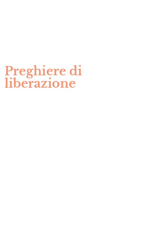 Preghiere di liberazione