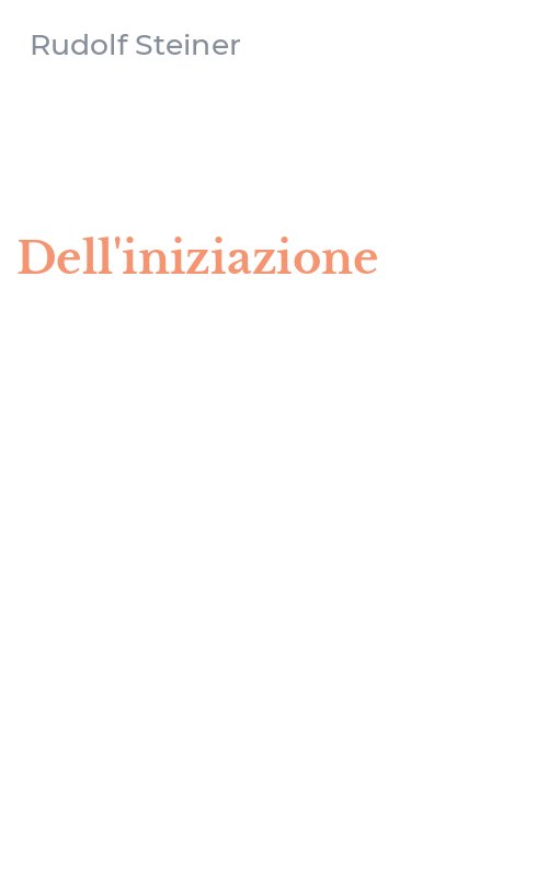 Dell'iniziazione