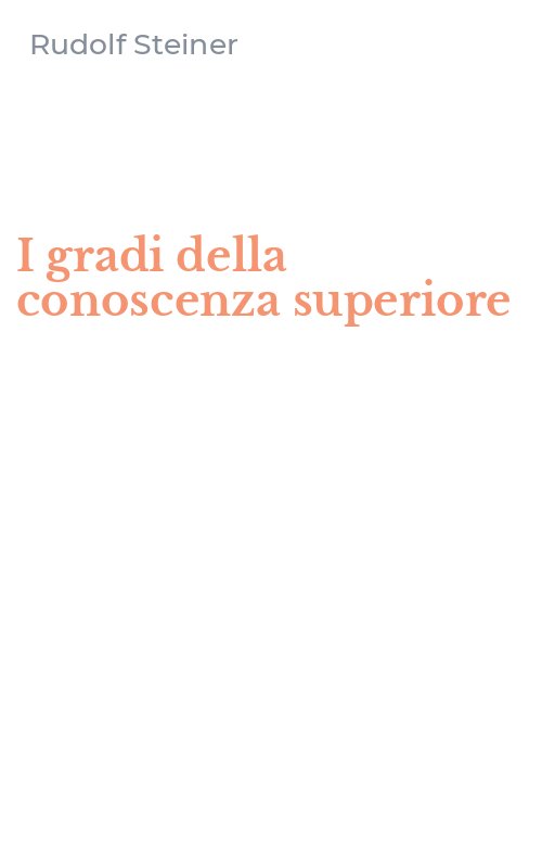 I gradi della conoscenza superiore