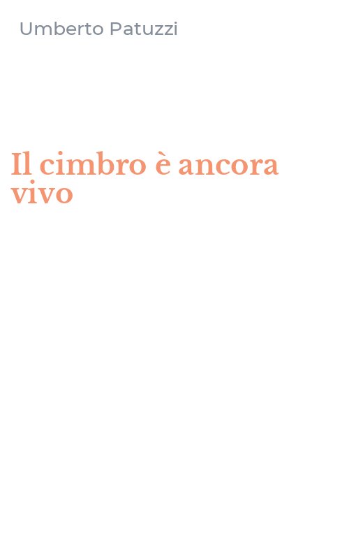 Il cimbro è ancora vivo
