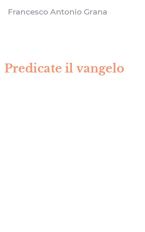 Predicate il vangelo
