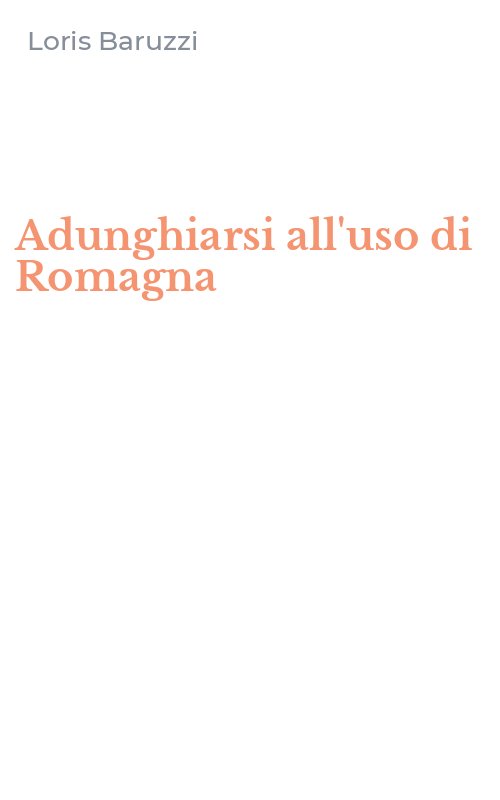 Adunghiarsi all'uso di Romagna