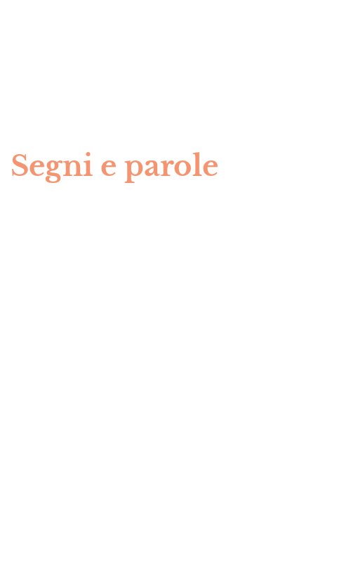 Segni e parole