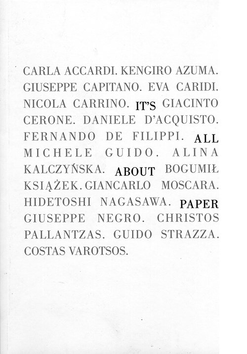 It's all about paper