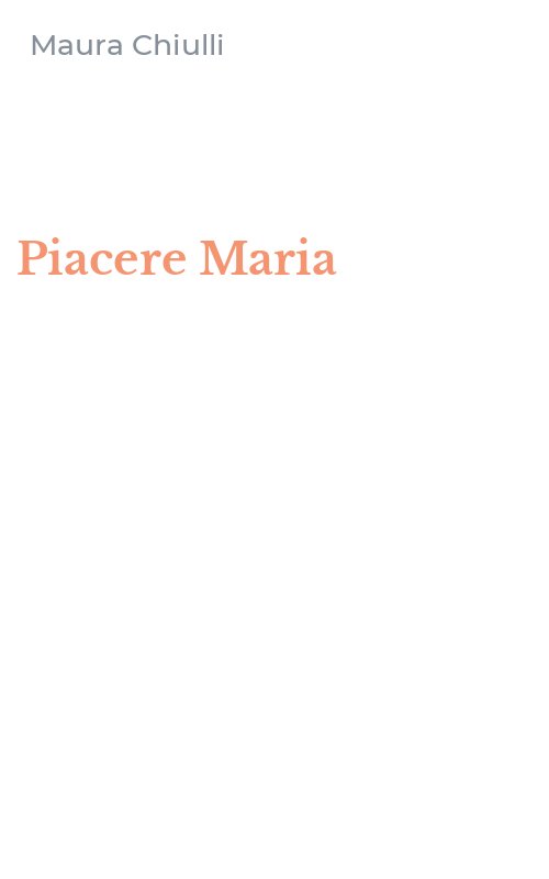 Piacere Maria