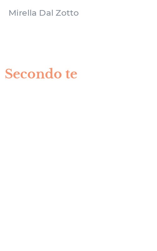 Secondo te