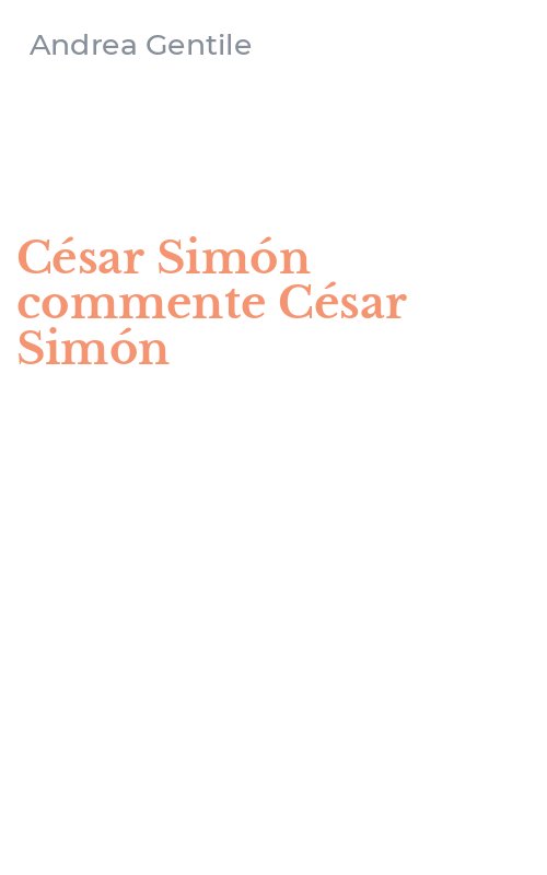 César Simón commente César Simón