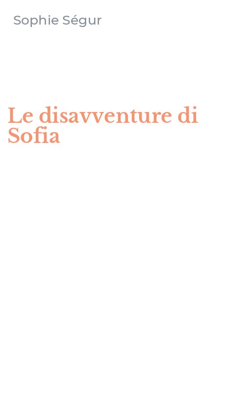 Le disavventure di Sofia