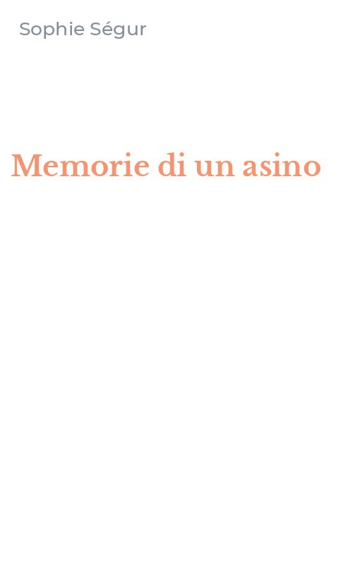 Memorie di un asino