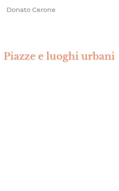 Piazze e luoghi urbani