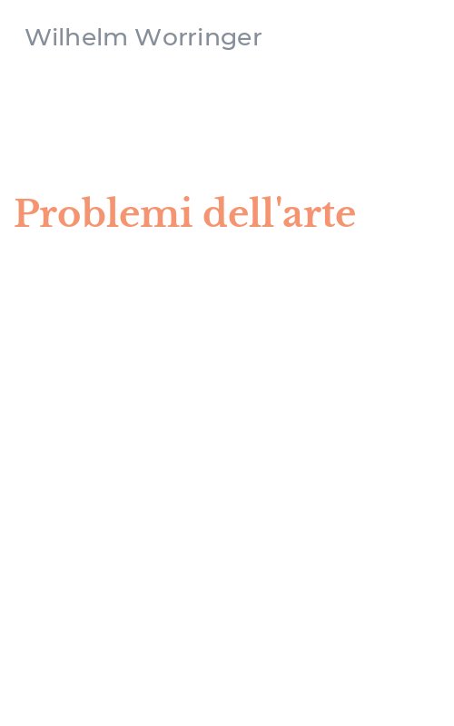 Problemi dell'arte