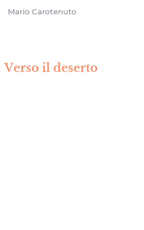Verso il deserto